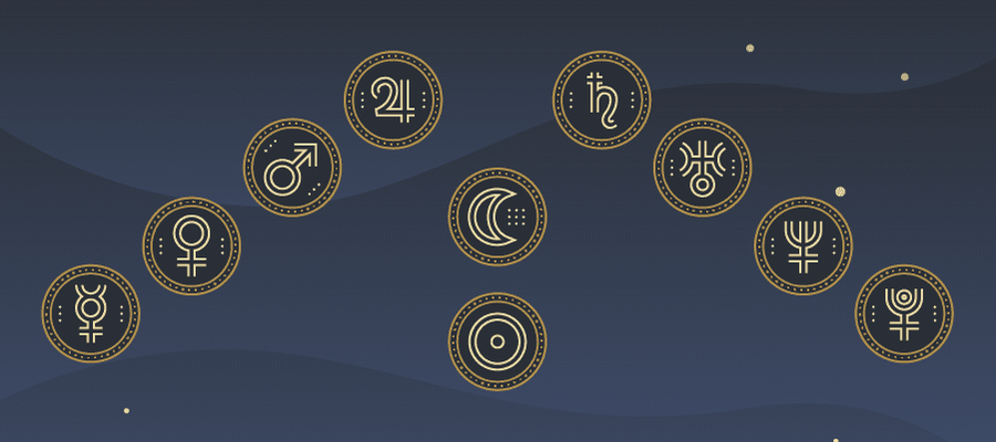 Astrology Planets and their Meanings, Planet Symbols and Cheat Sheet
