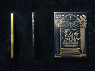 Seventh Sphere Tarot and Lenormand Set - Lenormand Workbook - Cover and spine.