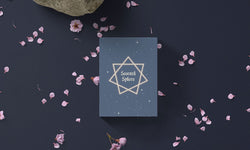 Seventh Sphere Astrology Oracle - Seventh Sphere Astrology Oracle: silver holographic details on magnetic box.