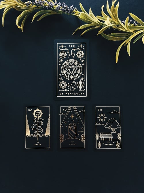 Golden Thread Lenormand Deck
