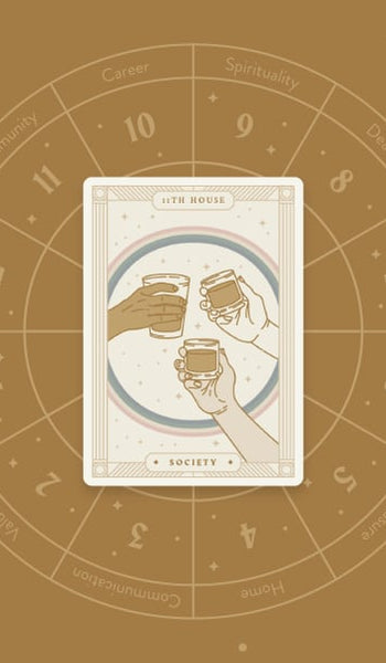The Eleventh House: The House of Friendship - the 12 Houses of Astrology