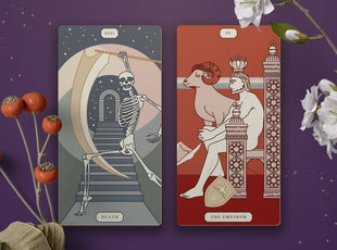 Tarot Birth Card Combination Meanings: Death & the Emperor