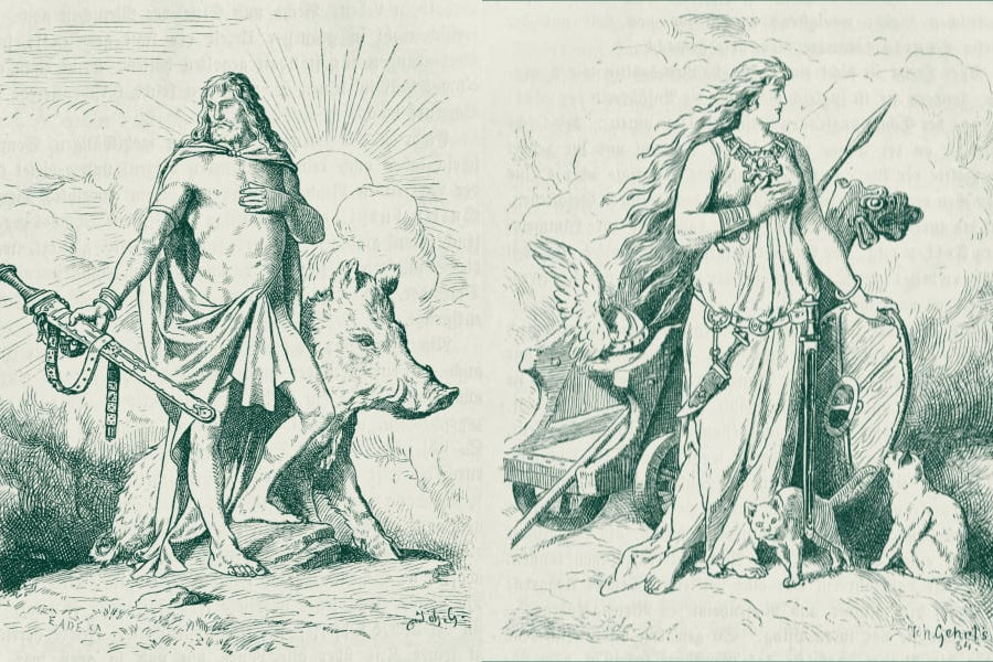 The First Aett of the Elder Futhark: Creation, Polarities, and the Dance of Life