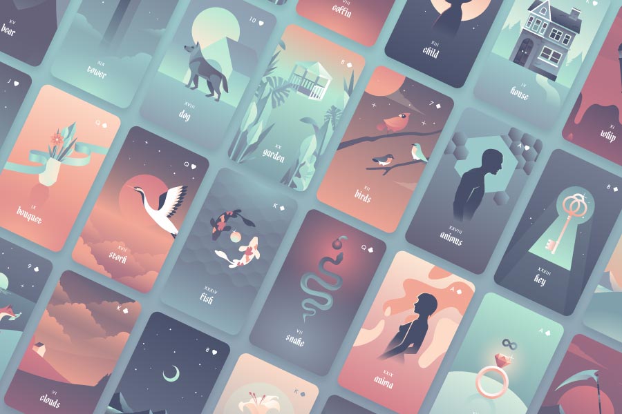 Lenormand Houses: How to Read the Grand Tableau, an Alternate or Additional Method