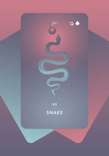 The Snake Lenormand Card Meaning and Combinations