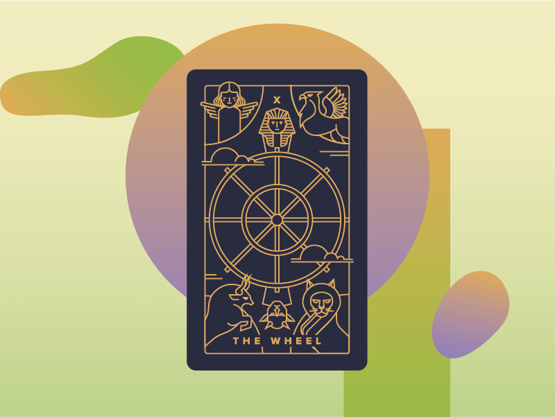 The Wheel of Fortune - Major Arcana Tarot Card Meanings – Labyrinthos