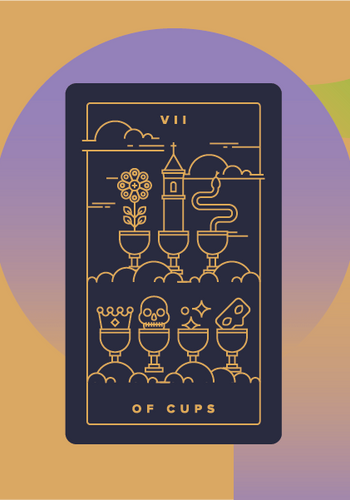 Seven of Cups Tarot Card Meaning - Upright, Reversed & More – The