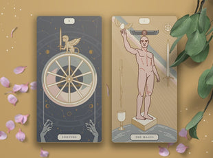 Tarot Birth Card Combination Meanings: The Wheel of Fortune & the Magician