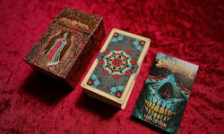 Santa Muerte Tarot - Box, deck of cards with reversible backs, and booklet