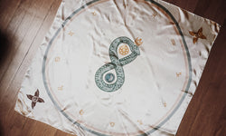 Arcana Iris Sacra Tarot Cloth: Day Edition - Full tarot cloth with no cards