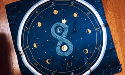 Arcana Iris Sacra Tarot Cloth: Night Edition - Full tarot or altar cloth