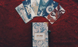 Arcana Iris Sacra Tarot Deck - Sample of cards with box