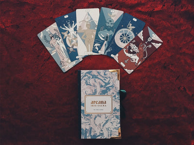 Arcana Iris Sacra Tarot and Astrology Set - Arcana Iris Sacra Tarot Deck - Thoth deck with sampling of cards and box