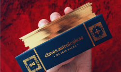 Claves Astrologicae: Astrology Oracle Deck - Box and gilded card sides