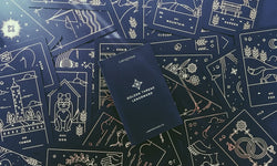 Golden Thread Lenormand Deck - Lenormand cards with instructional foldout