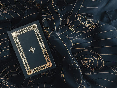 Golden Thread Tarot and Lenormand Set - Lenormand Deck with Altar Cloth