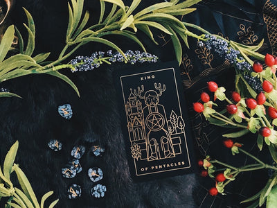 Golden Thread Tarot and Lenormand Set