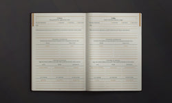 Lenormand Journal and Workbook - Sample page for each lenormand card