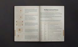 Lenormand Journal and Workbook - Sample page for exercises