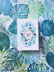 Seventh Sphere Lenormand Deck - Full Bleed Bridge Sized Cards - Modern and Minimalist Lenormand Deck with Rose Gold Foil Details and Gradient Pastels