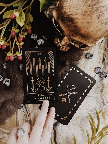 Golden Thread Tarot and Lenormand Set