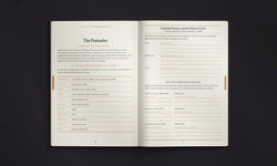 Tarot Journal and Workbook - Elements page example