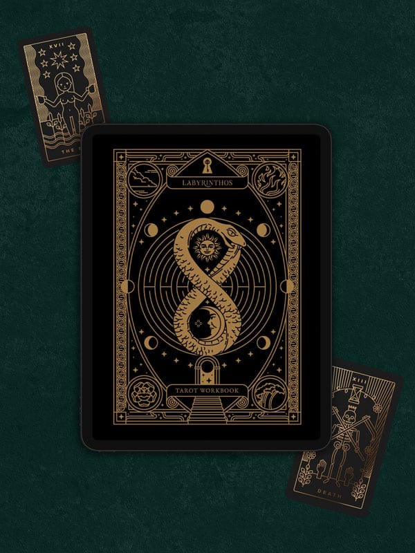 Tarot Journal: Tarot card Journal, Tarot Cards Reading Journal Notebook:  For Writing & Reading Cards from Deck, Awesome Gift for Modern Witch, Tarot