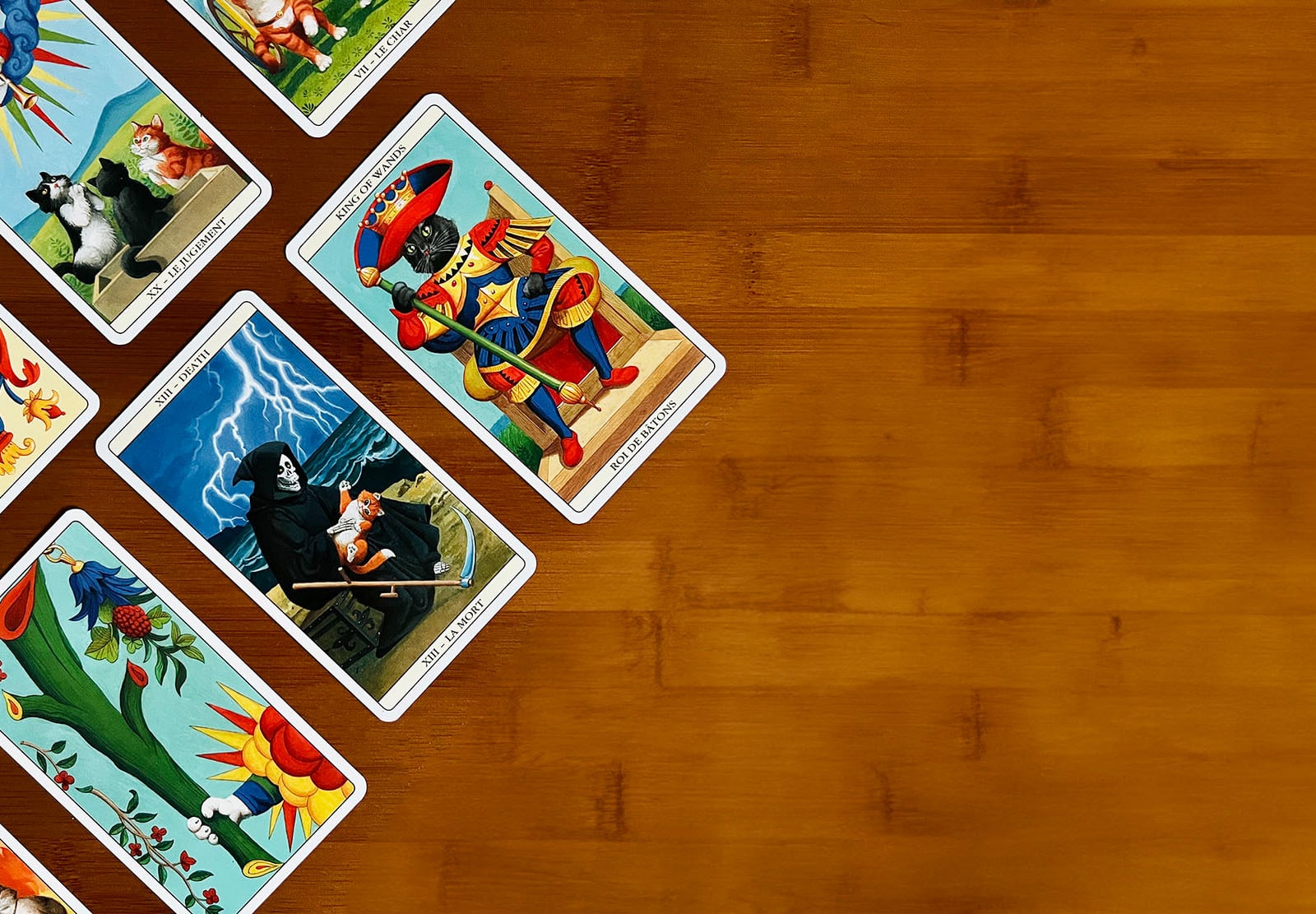 A playful, adorable cat-themed deck filled with vivid illustrations done in a classic and whimsical style by esteemed children's book and fairy tale artist Severino Baraldini. Published by Lo Scarabeo.