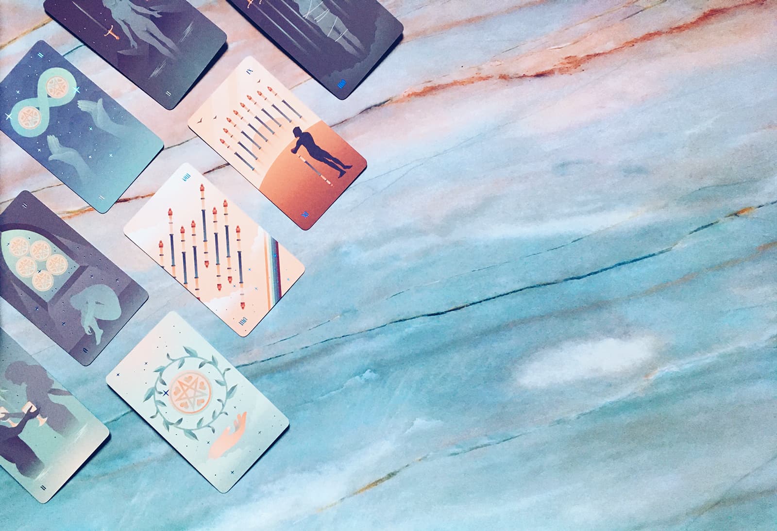 Seventh Sphere Tarot ライダー版　正規品 Seventh Sphere Rider Waite Smith: Modern Holographic Tarot
