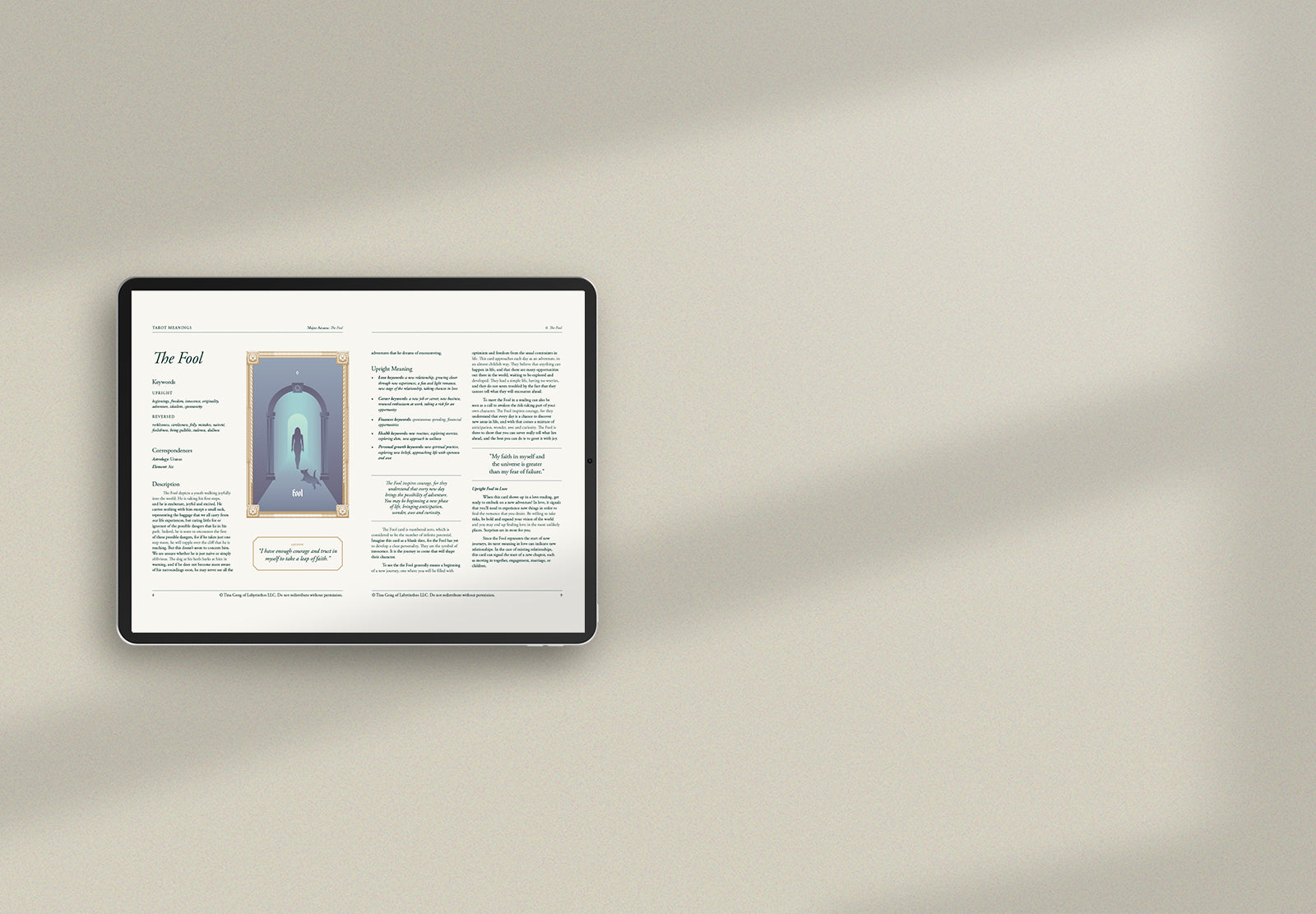 A PDF version of Labyrinthos’ online tarot meanings, edited and expanded for your pleasure. Unlock the full potential of your readings with practical insights. Gain the confidence you need for any tarot reading.