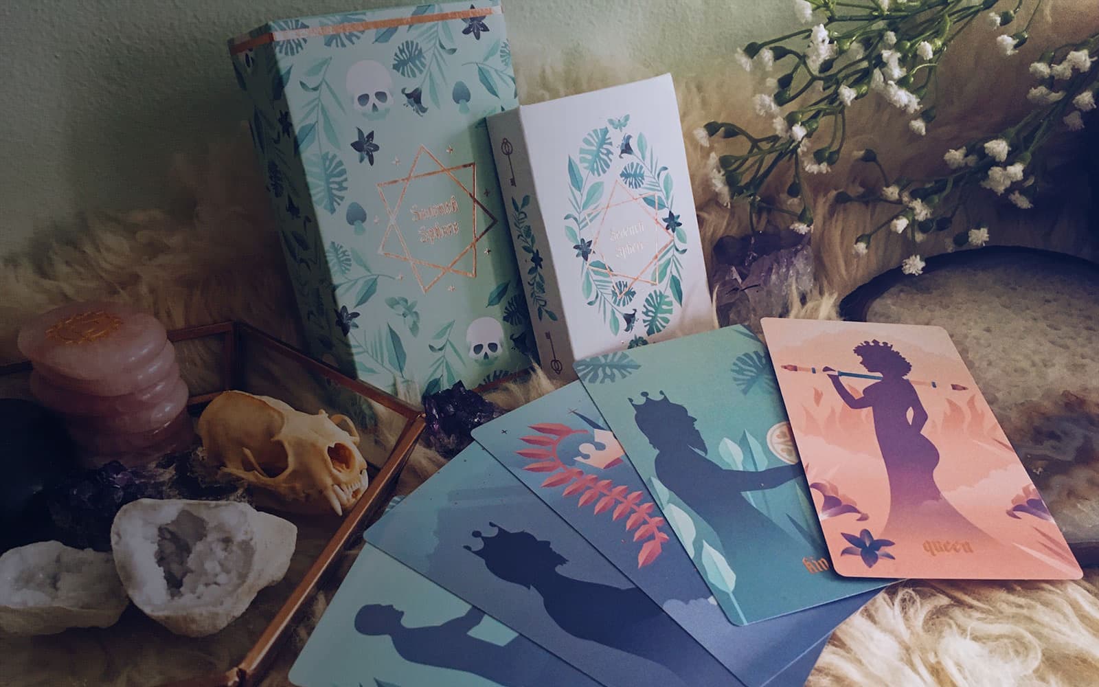 Our collection of Seventh Sphere decks feature two traditions of tarot and lenormand all in one package, alongside their respective workbooks to help you access, understand, and compare 2 traditions of tarot and lenormand.